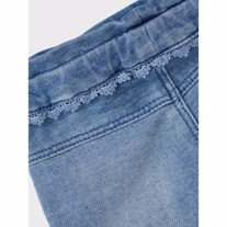 NAME IT Denim Flæse Sweatpants Bibi Medium Blue